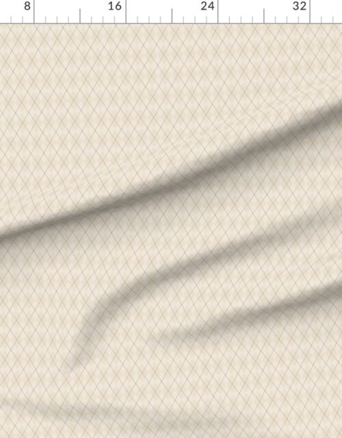 Sandstone Cream Light Earth Small Argyle Diamond Check Pattern