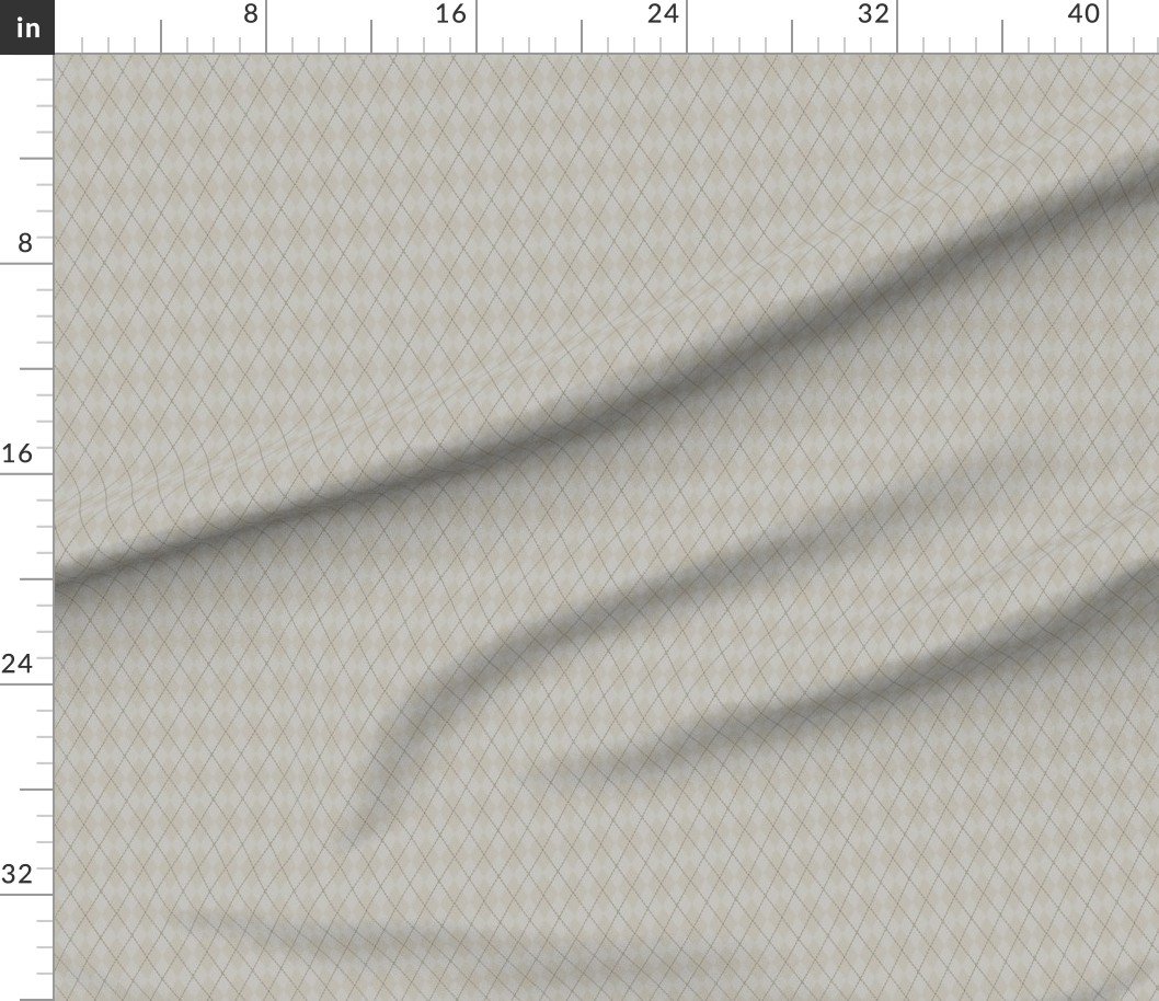 Driftwood Grey Small Argyle Diamond Check Pattern Driftwood Grey Small Argyle Diamond Check Pattern