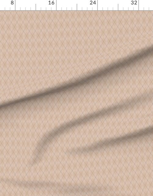 Muted Clay Pink Soft Blush Small Argyle Diamond Check Pattern