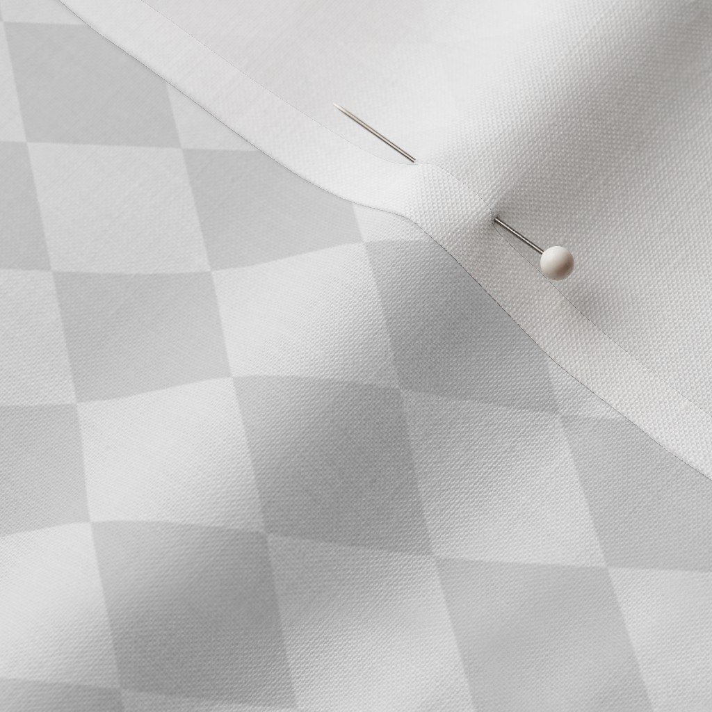 Cloud Grey Pale Airy Diamond Harlequin Check Pattern Cloud Grey Pale Airy Diamond Harlequin Check Pattern - Image 3
