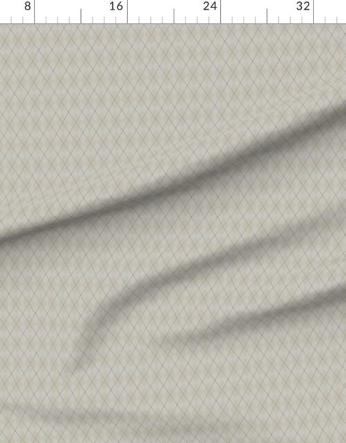 Cool Greige Small Argyle Diamond Check Pattern