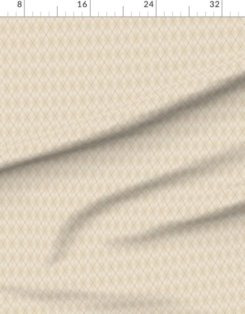Powder Sand Vintage Cream Small Argyle Diamond Check Pattern