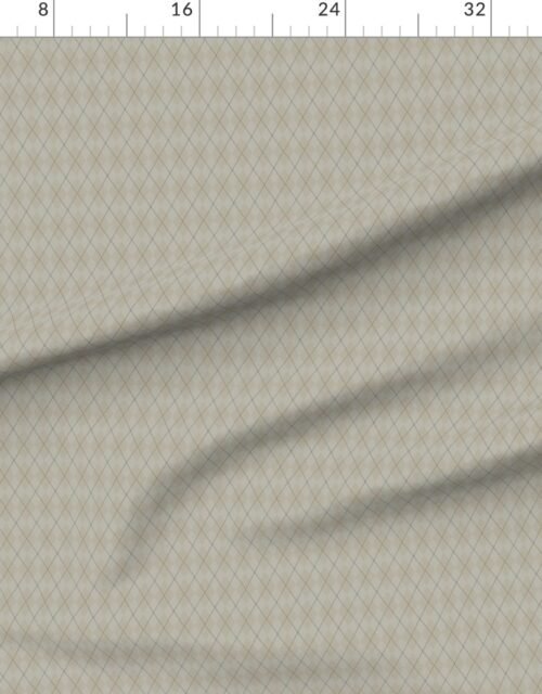 Mushroom Grey Organic Small Argyle Diamond Check Pattern