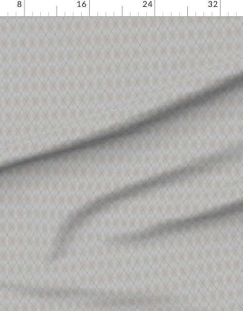 Soft Ash Grey Small Argyle Diamond Check Pattern