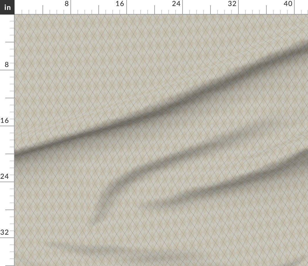 Light Putty Taupe Small Argyle Diamond Check Pattern Light Putty Taupe Small Argyle Diamond Check Pattern
