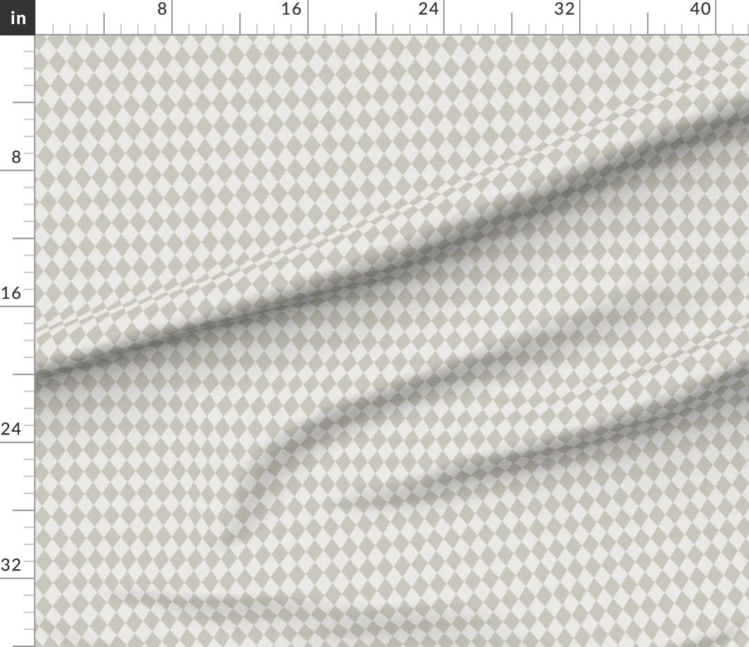 Light Putty Taupe Diamond Harlequin Check Pattern Light Putty Taupe Diamond Harlequin Check Pattern