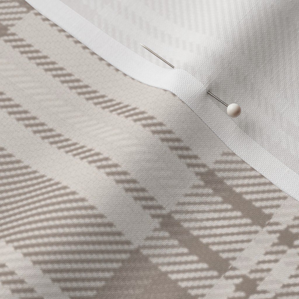 Misty Taupe Soft Earth Large Traditional Tartan Plaid Pattern Misty Taupe Soft Earth Large Traditional Tartan Plaid Pattern - Image 3