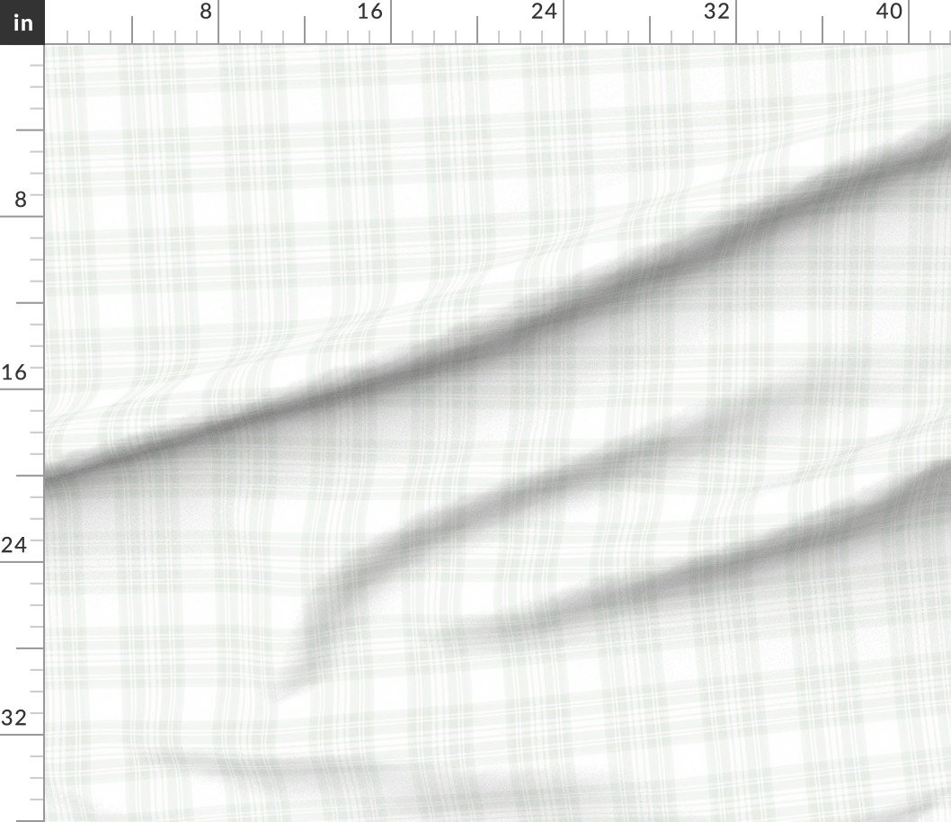Pale Sage Green Botanical Small Traditional Tartan Plaid Pattern Pale Sage Green Botanical Small Traditional Tartan Plaid Pattern