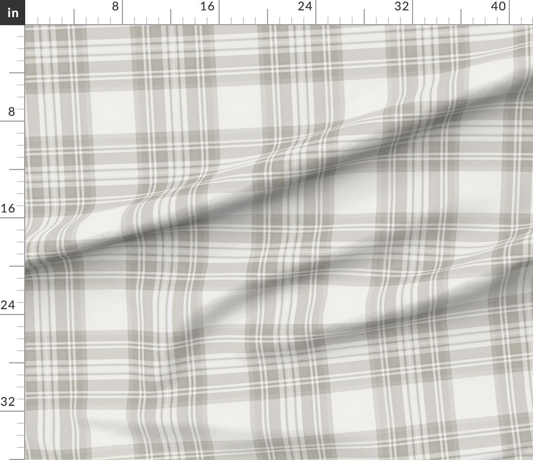 Cool Greige Large Traditional Tartan Plaid Pattern Cool Greige Large Traditional Tartan Plaid Pattern
