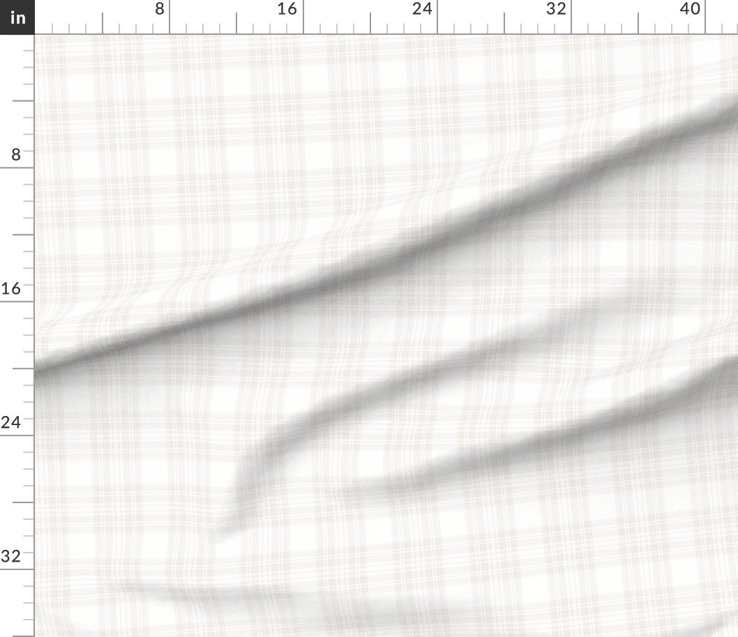 Soft Bone White Small Traditional Tartan Plaid Pattern Soft Bone White Small Traditional Tartan Plaid Pattern