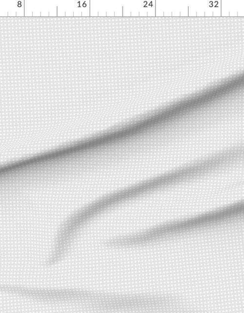 Small Pale Cloud Grey Cane Weave Pattern on White Background