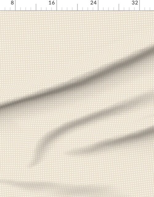 Small Pale Almond Cane Weave Pattern on White Background