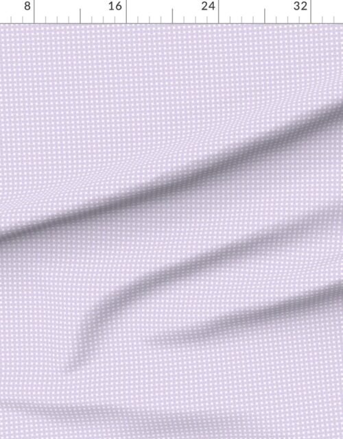 Small Pastel Lavender Mist Cane Weave Pattern on White Background