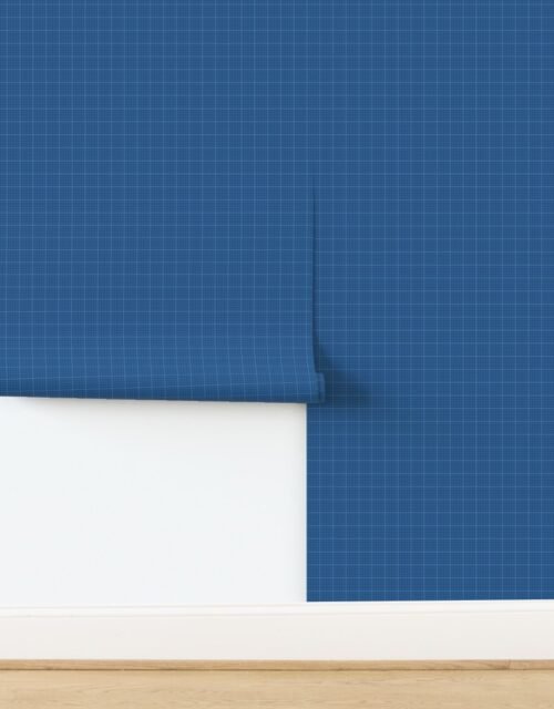 Blueprint Grid Lines Classic Drafting Paper Style Pattern Wallpaper