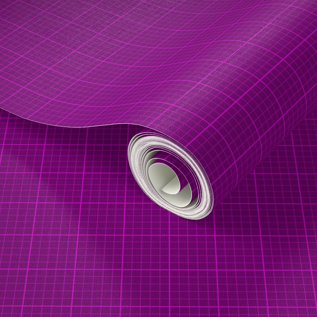 Hot Pink Drafting Grid Lines Neon Technical Blueprint on Magenta Wallpaper Hot Pink Drafting Grid Lines Neon Technical Blueprint on Magenta Wallpaper - Image 3