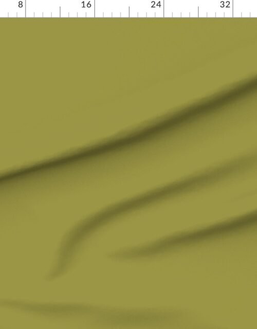 Fabric in Solid Burnt Avocado Green Retro 70s Kitchen Vibe with Corduroy Charm