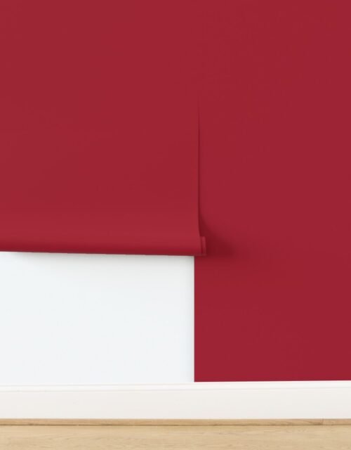 Cranberry Glaze Rich Holiday Red with Cozy Christmas Warmth Wallpaper