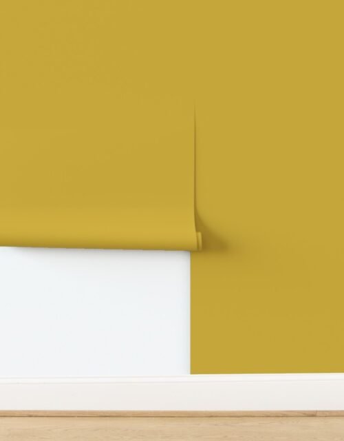 Gold Tinsel Shine Traditional Christmas Gold with Vintage Glow Wallpaper