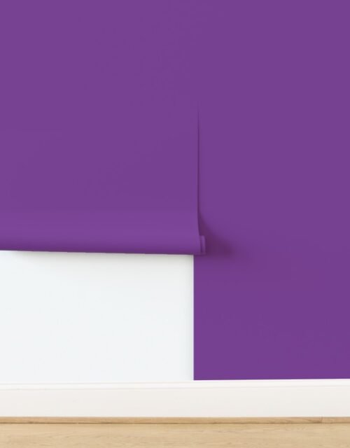 Sugar Plum Purple Storybook Christmas Solid with Magical Whimsy Wallpaper