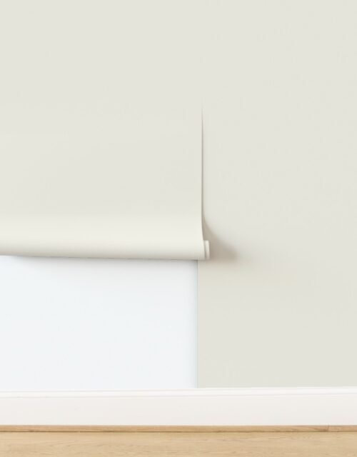 Snowdrift Cream Warm Ivory Christmas Solid with Gentle Glow Wallpaper