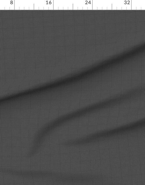 Fabric in Micro Grid Line Pattern with White Lines on Black