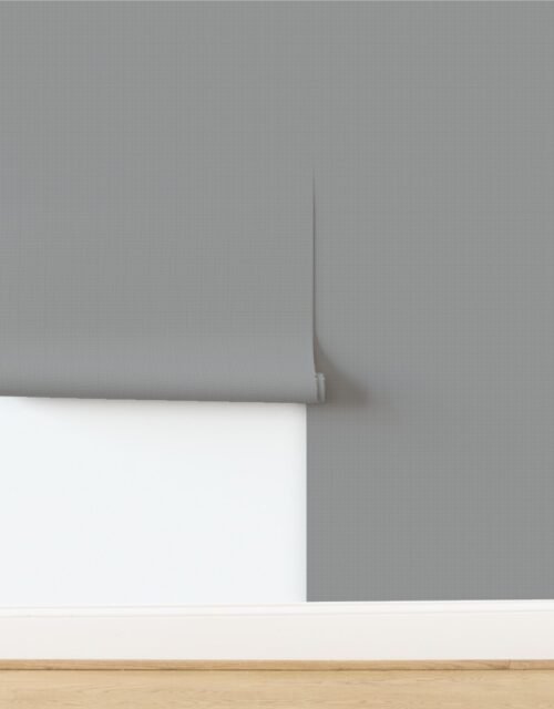 Micro Grid Line Pattern with White Lines on Warm Gray Wallpaper