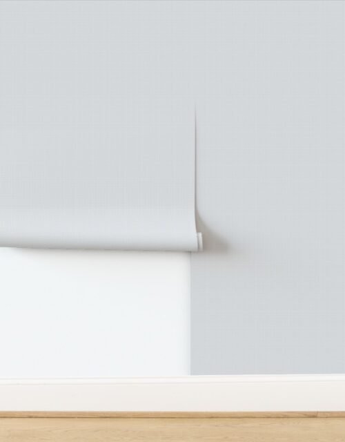 Micro Grid Line Pattern with Cool Gray Lines on White Wallpaper