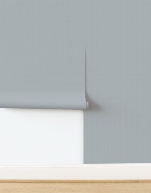 Micro Grid Line Pattern with White Lines on Cool Gray Wallpaper