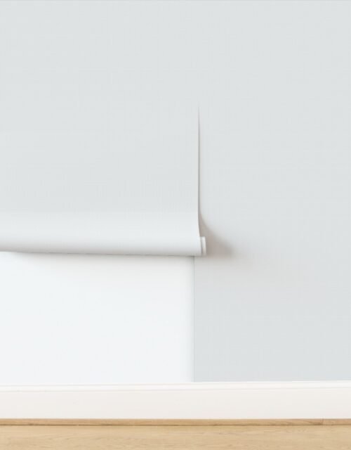 Micro Grid Line Pattern with Stone Gray Lines on White Wallpaper