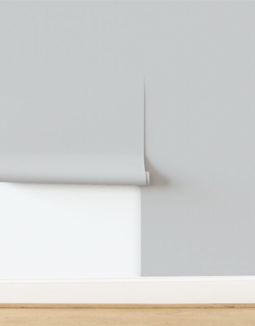 Micro Grid Line Pattern with White Lines on Stone Gray Wallpaper