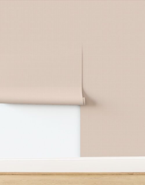 Micro Grid Line Pattern with Terracotta Lines on White Wallpaper