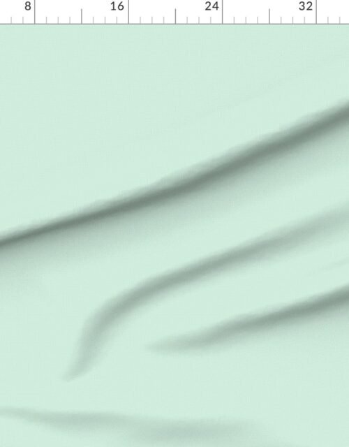 Fabric in Micro Grid Line Pattern with White Lines on Seafoam Green