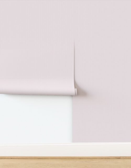 Micro Grid Line Pattern with Dusty Rose Lines on White Wallpaper