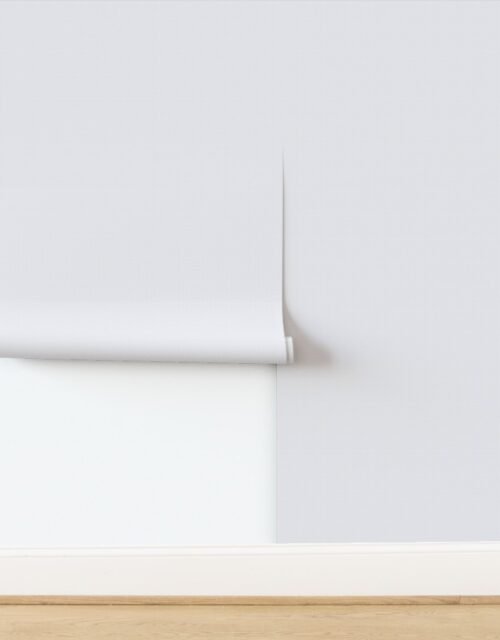 Micro Grid Line Pattern with Lavender Gray Lines on White Wallpaper