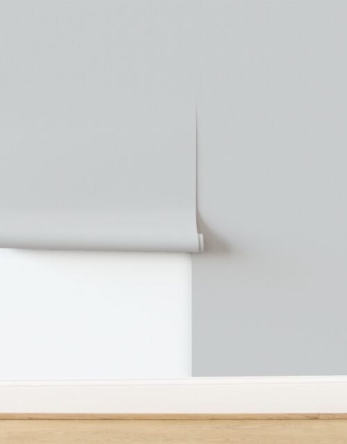 Classic White and Soft Gray Shepherds Check Small Scale Pattern Wallpaper