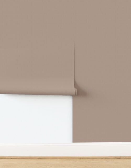 Micro White and Chestnut Shepherds Check Antique Vintage Pattern Wallpaper