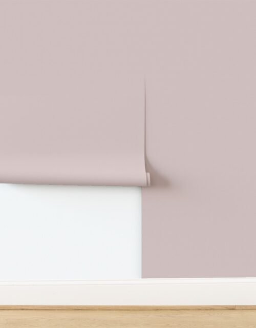 Micro White and Dusty Rose Shepherds Check Antique Vintage Pattern Wallpaper