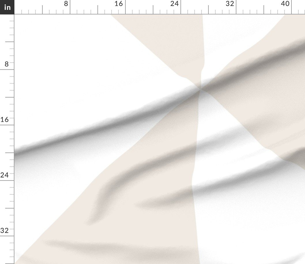 Fabric in Bold Bone White and White Oversized Geometric Diamond Fabric in Bold Bone White and White Oversized Geometric Diamond