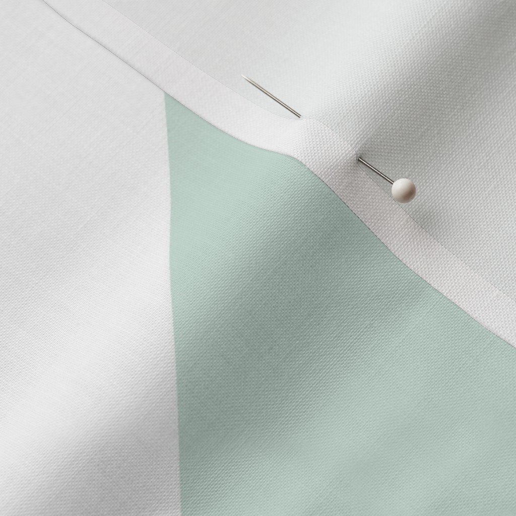 Fabric in Bold Pale Mint and White Oversized Geometric Diamond Fabric in Bold Pale Mint and White Oversized Geometric Diamond - Image 3