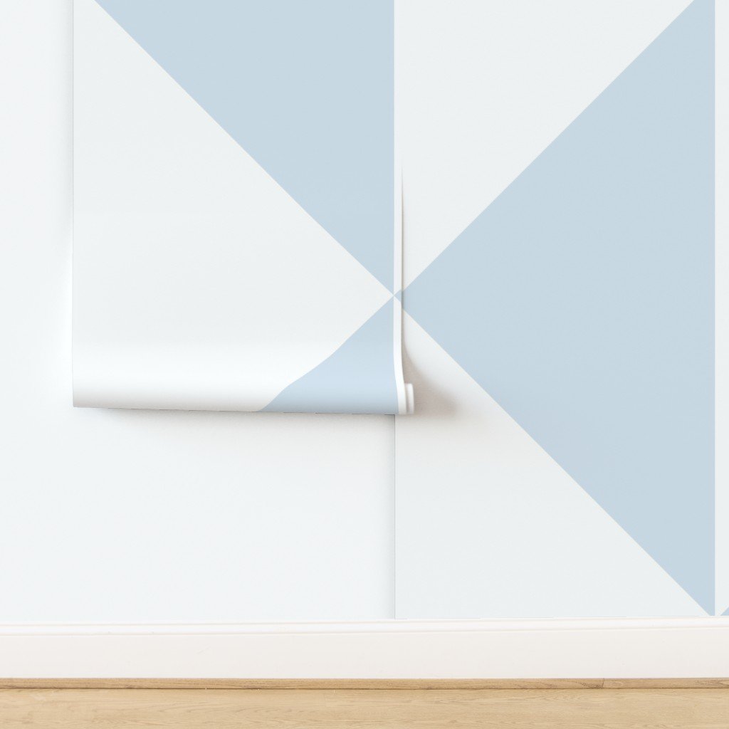 Bold Pale Blue and White Oversized Geometric Diamond Wallpaper Bold Pale Blue and White Oversized Geometric Diamond Wallpaper