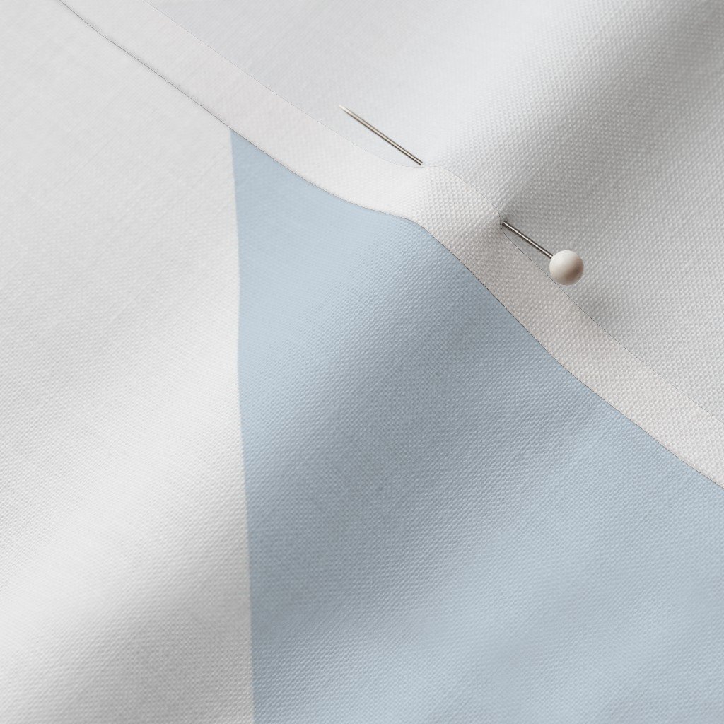 Fabric in Bold Pale Blue and White Oversized Geometric Triangle Fabric in Bold Pale Blue and White Oversized Geometric Triangle - Image 3
