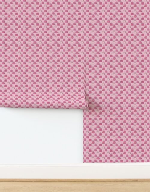 Small Pink Croc Texture Handbag Fashion Repeat Pattern Wallpaper