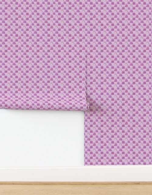 Small Orchid Pink Croc Handbag Fashion Repeat Pattern Wallpaper