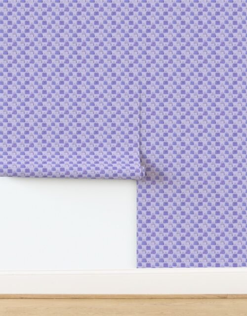 Periwinkle Croc Texture Handbag Fashion Small Repeat Pattern Wallpaper