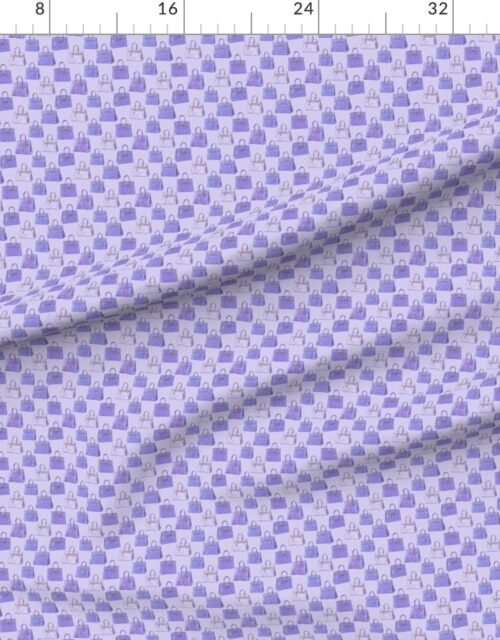 Fabric in Periwinkle Croc Texture Handbag Fashion Small Repeat Pattern