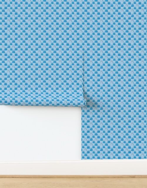 Riviera Blue Croc Handbag Fashion Small Repeat Wallpaper
