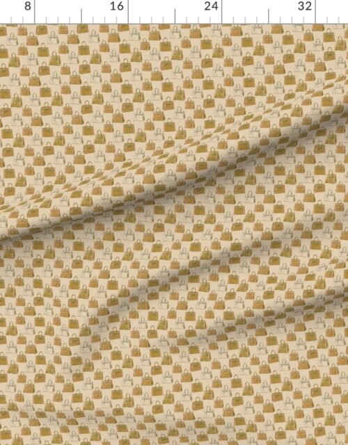 Fabric in Golden Olive Croc Handbag Fashion Small Repeat