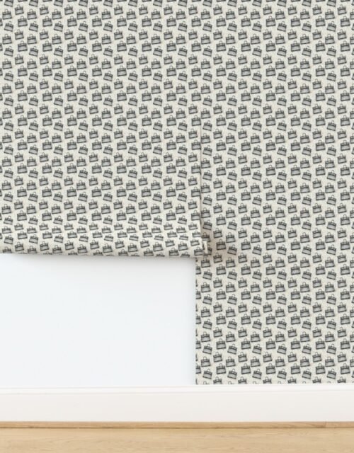 Luxury Python Handbag Mini Repeat Pattern on Soft Blush Speckle Wallpaper