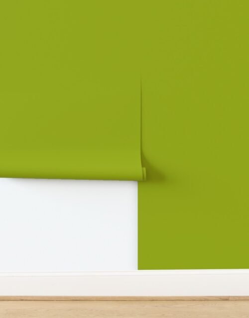 Sickly Chartreuse Solid Color The Intentionally Unloved Collection Wallpaper