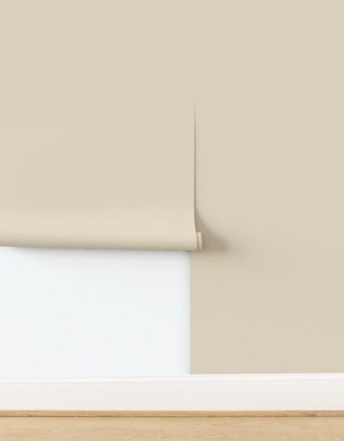 Soft Linen Cream Solid Fabric Intentionally Unloved Collection Wallpaper